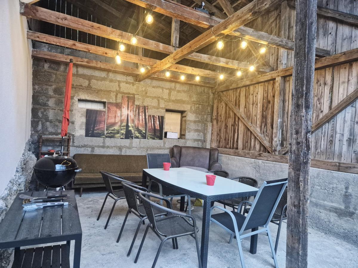 Alpenrehblick am Karwendelgebirge